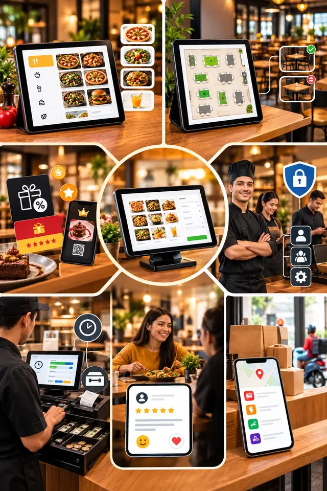 Restaurant POS and business management tools