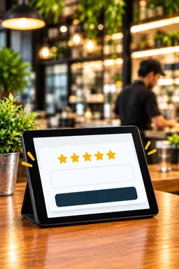 Leave feedback after a meal